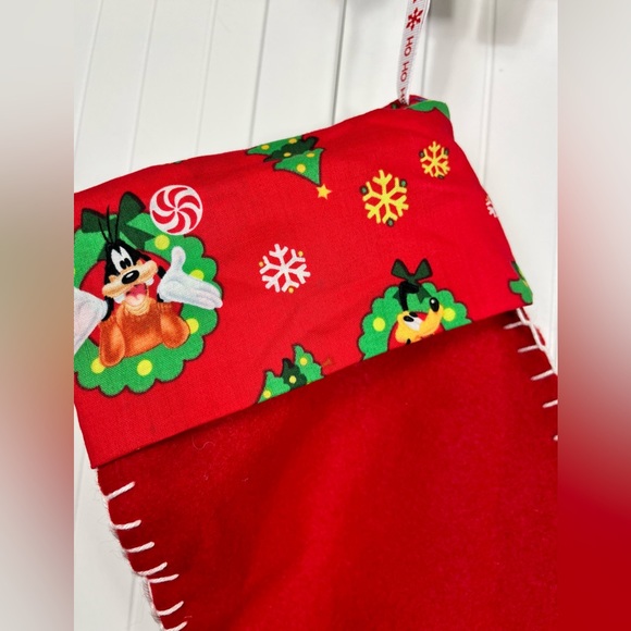 Disney Themed Stocking with Mickey, Minnie, Goofy, Pluto and Donald Duck - Picture 4 of 5